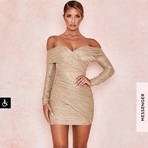 “Felicity” house of CB gold dress